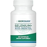 Rootcology Selenium + Myo-Inositol by Dr. Izabella Wentz | 60 Servings | Selenium + Myo-Inositol, Selenium &amp; Myo-Inositol Blend for Thyroid &amp; Hormone Support, 60 Capsules