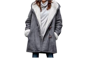 FQZWONG Winter Coats For Women Warm Clothes Fleece Sherpa Lined Jackets Fashion Hoodies Casual Fuzzy Outerwear