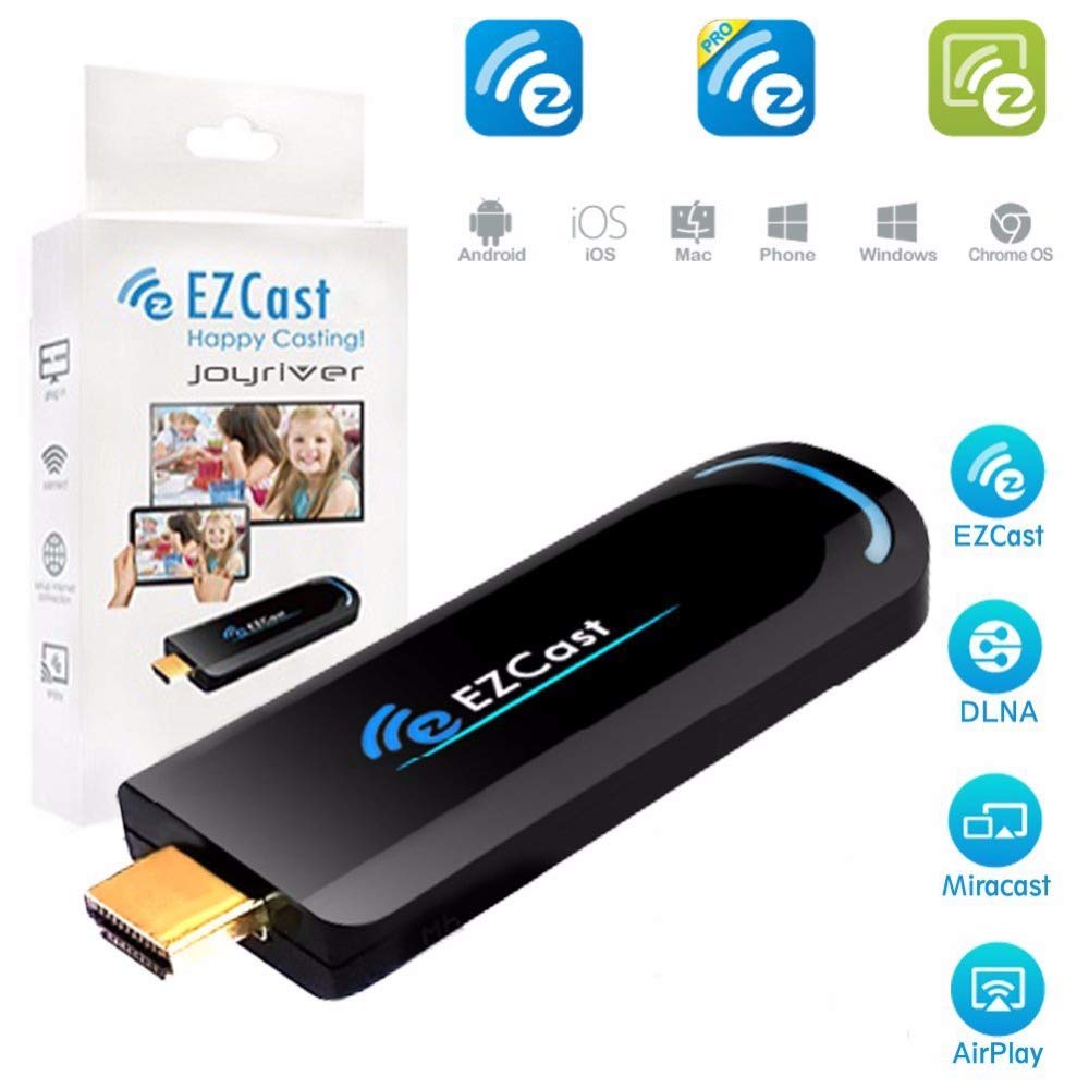 Amazon.com: EZCast 2.4G WiFi Display Adapter 1080P HDMI Media Streaming TV  Stick Support EZCast App, Airplay, DLNA, MiraCast, EZMirror, and YouTube:  ...