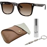 Ray-Ban RB4420 Square Shape Sunglasses with Official RAYBAN Eyewear Kit