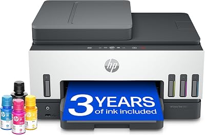 HP Smart Tank 7605 All in One Printer Colour Wireless Ethernet 2 Sided