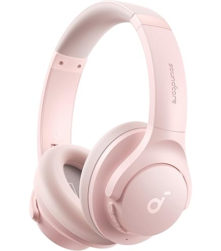 Soundcore by Anker Life Q20 -koptelefoon met actieve ruisonderdrukking, 40u speeltijd, Hi-Res Audio, Soundcore-app, koppel met 2 apparaten, memoryfoam oorstukken, Bluetooth-koptelefoon, reizen/kantoor