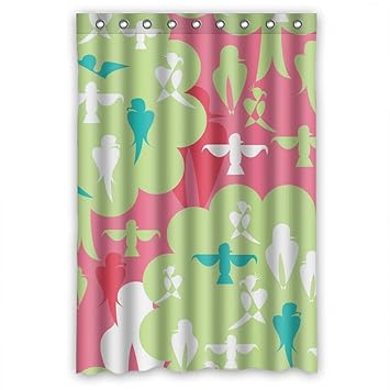 Amazon Com Custom Design Easy Clean Colorful Geometry Shower