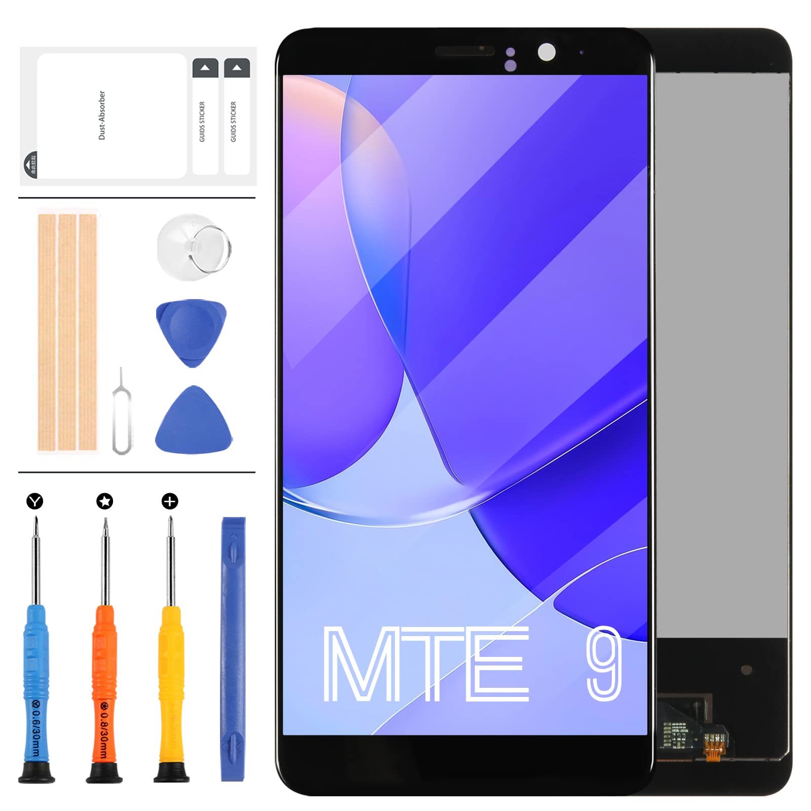LADYSON Screen Replacement for Huawei Mate 9 MHA-L09 MHA-L29 AL00 L23 5.9" LCD Display Touch Screen Digitizer Full Glass Panel Assembly with Repair Tools