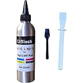 TJ Blush 200ml/6.7oz Heat Tranfer, Vinyl Remover and DTF Prints Remover, with Scrapers