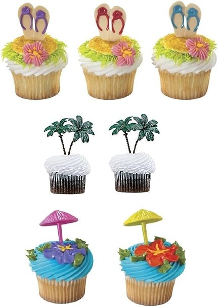 flip flop cupcake toppers