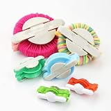 Maridergo Pom Pom Maker Set 6 Sizes 12 Colours Yarn Scissors DIY Craft Kit view 5