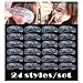 24 Styles Eyebrow Shaping Stencils, Eyebrow Grooming Stencil Kit, Reusable Makeup Design Shaping Templates DIY Tools