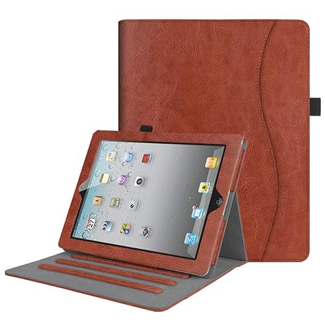 Fintie Hülle für iPad 2 / iPad 3 / iPad 4 - [Eckenschutz] Multi-Winkel Betrachtung Folio Stand Schutzhülle Cover Case mit Dok