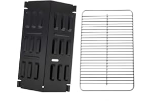 AJinTeby Porcelain Enameled Flavorizer Bars Grates Replacement for Weber 9201 and Gas Go-Anywhere Grill