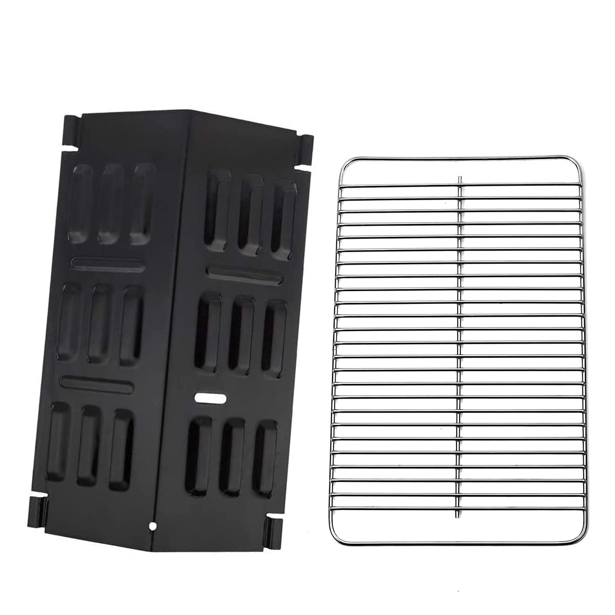 Photo 1 of AJinTeby 9201 Porcelain Enameled Flavorizer Bars, 80631 Stainless Steel Grates for Weber Gas Go-Anywhere Grill, Replacement for Weber 1141001