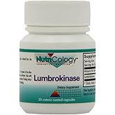 Nutricology Lumbrokinase Supplement - Circulatory System Support, Supports Blood Circulation Already in The Normal Range - 30 Delayed Release Vegetarian Capsules