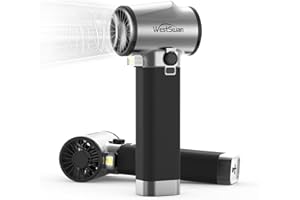 WESTSWAN Car Dryer Air Blower Equipped with Continuously Variable Speed, 1.6KG Instant Thrust Car Blower for Drying, 64mm Super Power Turbo Dryer for Patio Cleaning, Drying, Snow Blowing