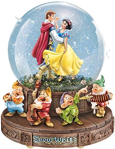 Disney Snow White Rotating Musical Glitter Globe - Authentic Limited Edition