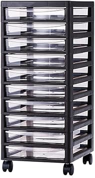 Amazon Com Storage Cabinet File Drawer Office Bedroom Plastic Multi Layer Finishing Cabinet Zhaoshunli 1123 Color Brown Size 10 Layers Shallow Furniture Decor