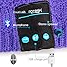 Qshell Men Women Bluetooth Audio Music Beanie Hat Cap with Stereo Speaker Headphones Microphone Hands Free and Rechargeable Battery for Cell Phones, iPhone, iPad, Tablets, Android Smartphones - Purple