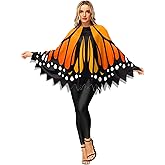 AOBUTE Mardi Gras Poncho Cloak for Adult Halloween Party Costume Outfits