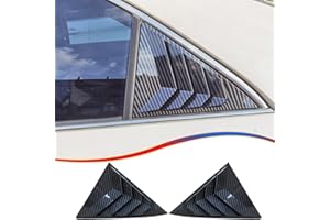 MUXEE Window Louver 2Pcs Side Vent Window Louvers for 7TH Toyota Camry 2012 2013 2014 2015 2016 2017, ABS Print Sport Window Cover Decorative Covers, Exterior Trim Accessories - Carbon Fiber