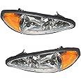 Pontiac Grand Am 1999-2005 99 00 01 02 03 04 05 Head Light Headlight Pair Set