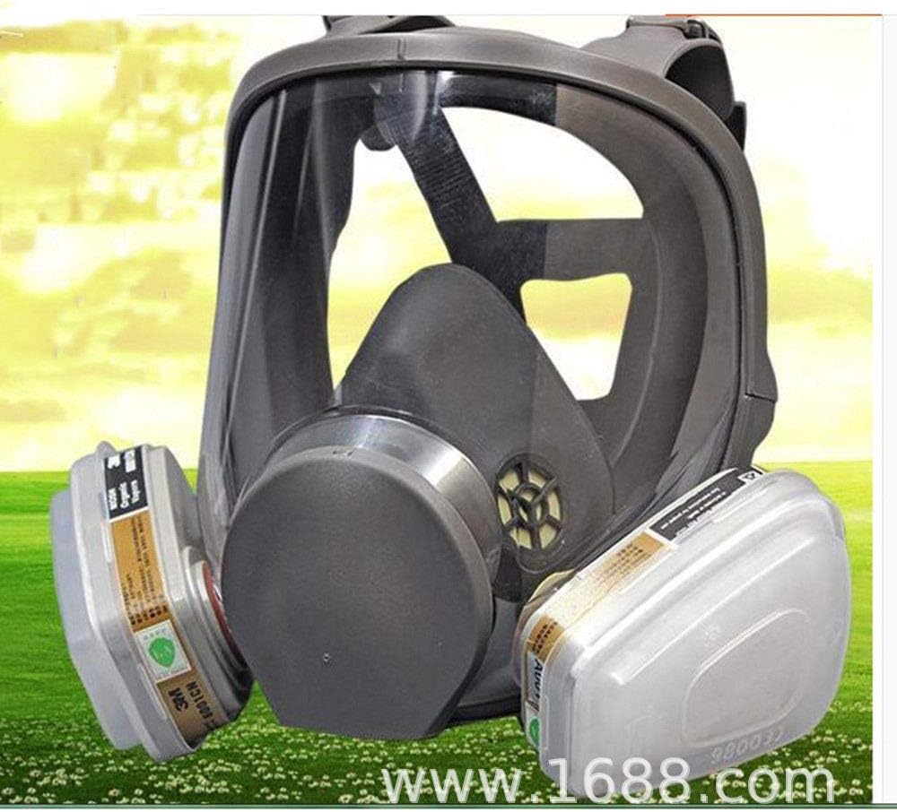 3M 6000 Series Full Face Vapor Dust Mask Respirator 6800 Spray Paint+Filter