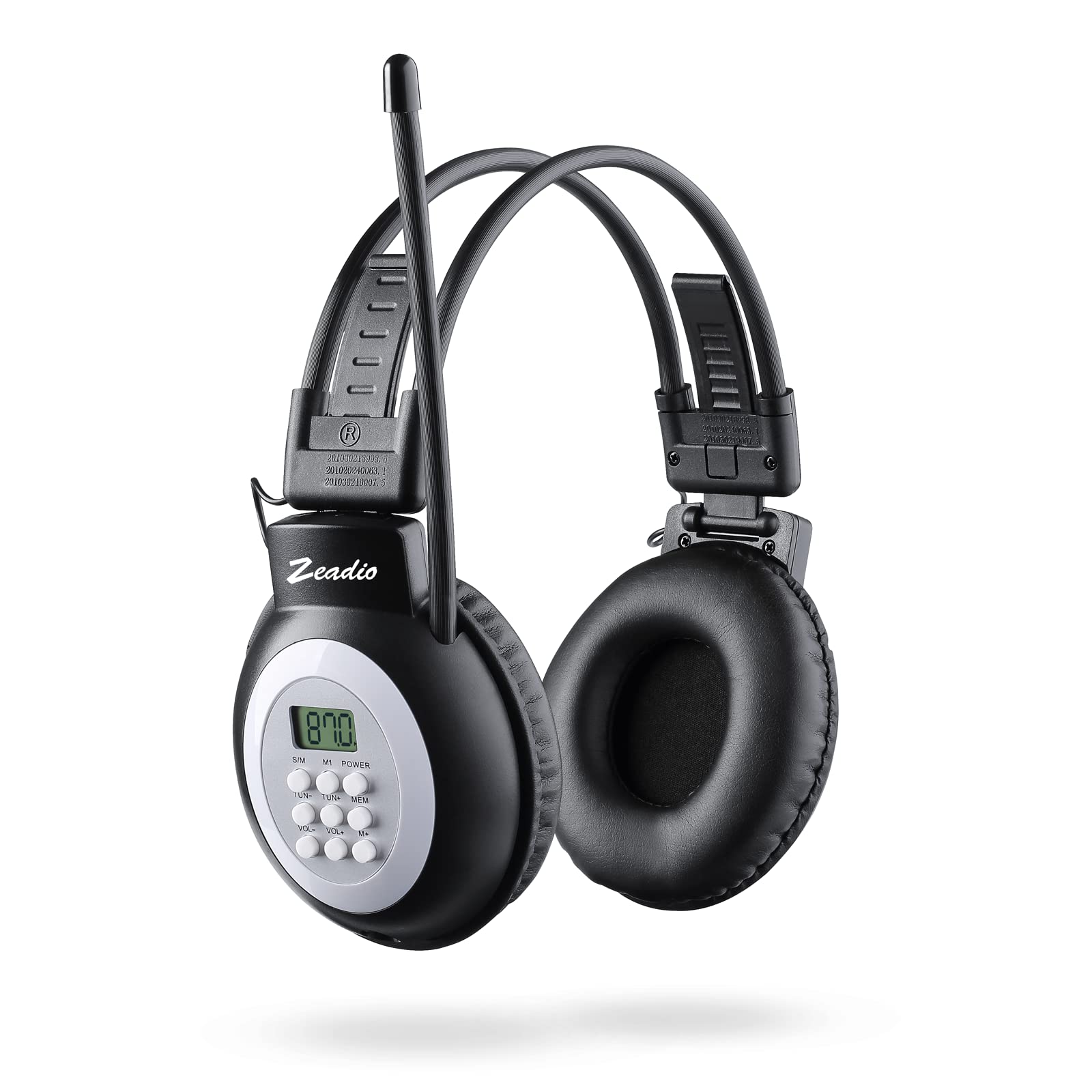 zeadio Headphone Radio, Portable Personal FM Radio Stereo Headset Radio Receiver for Walking, Jogging, Daily Works