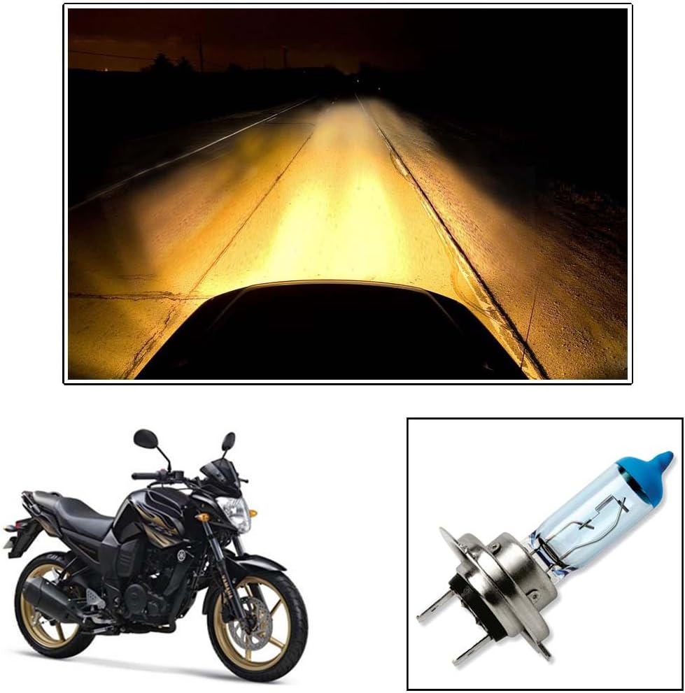 Vheelocityin Plasma Xenon 130/90W Halogen Bulb H4 Bike Bulb for for Yamaha Fzs
