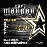 Curt Mangan 80/20 Bronze Coated Acoustic Guitar Strings 13-56