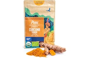 Turmeric Powder l High Curcumin Content l Maximum Absorption l 100% Organic and Pure l Lab Tested for Purity l for Immune Sys
