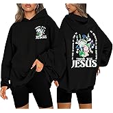 MNLYBABY Christian Hoodie Women Jesus Religious Faith Sweatshirt God Bible Verse Shirt Inspirational Pullover Tops