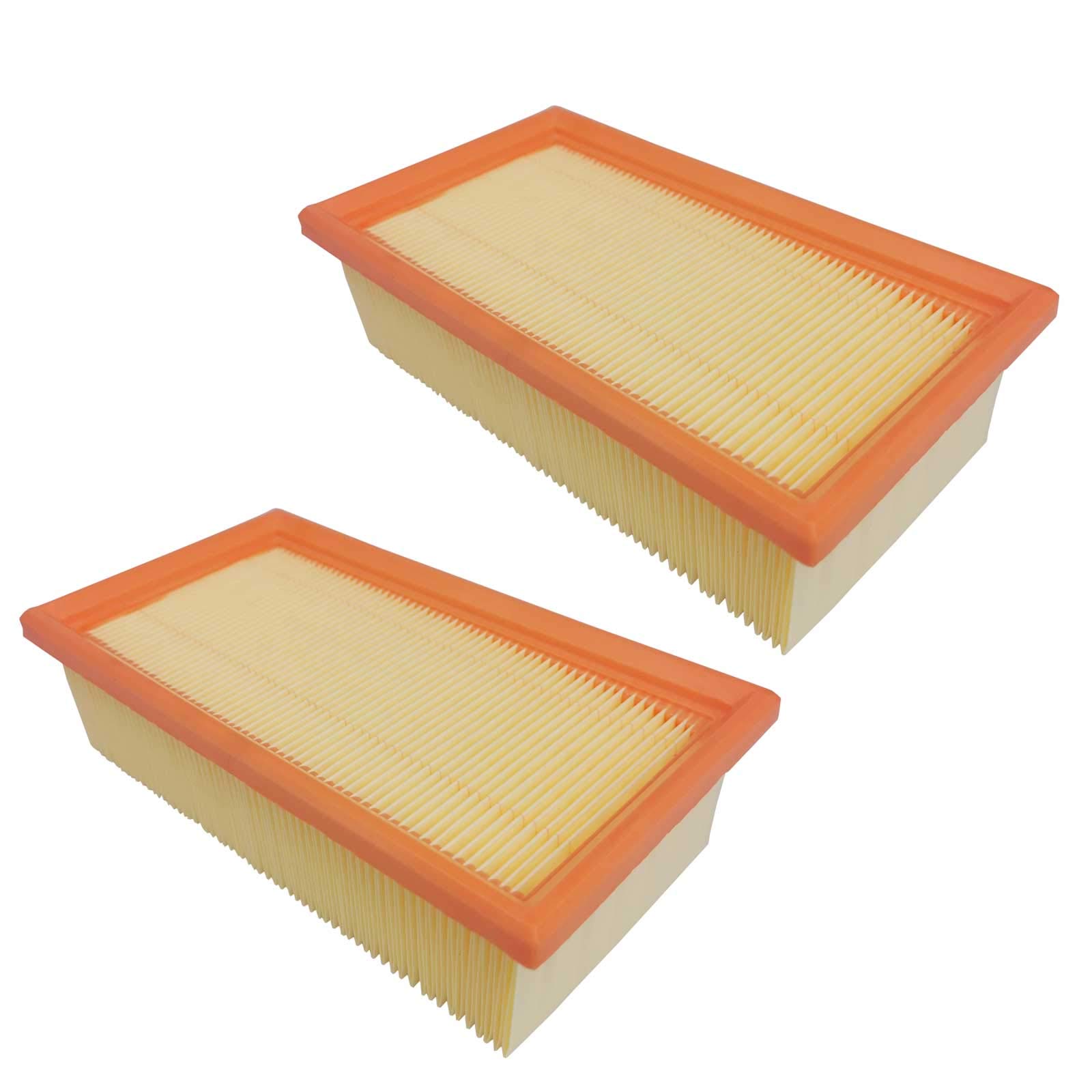 2X Flat Pleated Filter, Main Filter Element Compatible with Festo/Festool 452065 452923 CT11, CT22E, CT 33E, CT 33LE, CTL 44E, CTM22, CTM 33LE, CT Mini, Kärcher 6.904-068 A2001 2000TE Dust Extractor