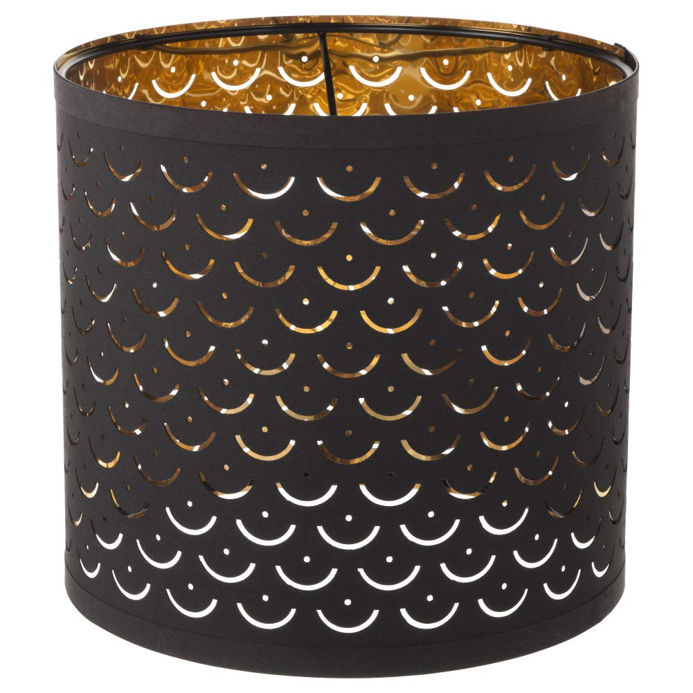 Ikea Nymo Lamp Shade Black Brass Color 303.408.33 Size 9