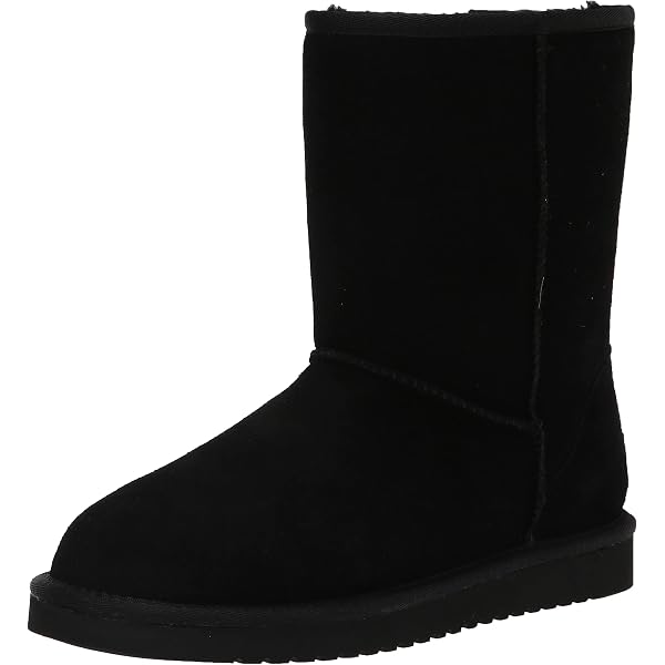Amazon.com | UGG Women's Classic Boom Boot Ankle, Black, 8 M US