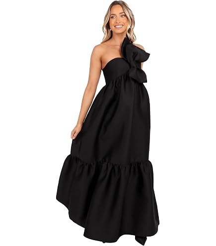 betina bow front maxi dress blue cbs90d3 Buy PARTIQ Sail Blue Coat Size:16 WT This style sits on
