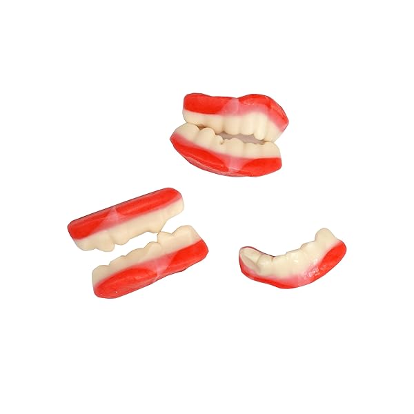 GUMMI TEETH CANDY, 1 POUND BULK HALLOWEEN CANDY BAG, HALLOWEEN CANDY, HALLOWEEN GUMMIES, FALL CANDY
