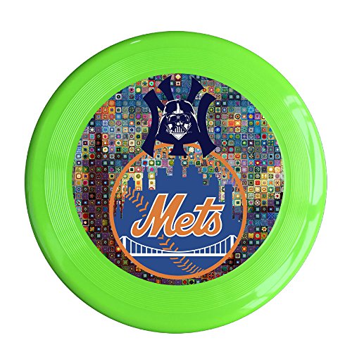 Bro-Custom New York Mety Baseball Game Frisby For Girl Size One Size KellyGreen