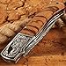 Grand Way Folding Knife - Decorative Pocket Knife for EDC and Outdoor - Classic Blade and Wooden Inlays on Handle FB 0017