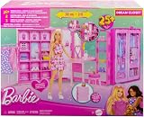Barbie Dream Closet Playset with Blonde Doll 25+ Accessories 3-ft Wide view 6