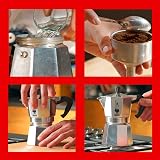 Bialetti Moka Express 18 Cup Aluminium Stovetop Coffee Maker Silver view 5
