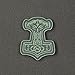 M-Tac Morale Patch Mjölnir - PVC Patches for Vest, Backpacks, Hats - Tactical Military Patch with Hook Fastener Backing