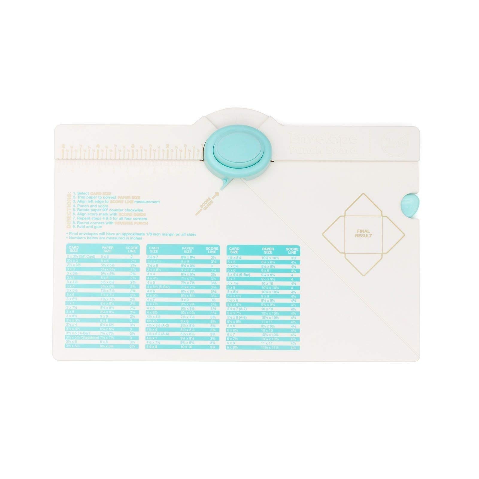 We R Memory Keepers Envelope Punch Board-6.75 x 10.5 inches