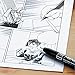 Kuretake CNM-01/5V Zig Cartoonist Mangaka 01, 5 Color Marker Pen Set