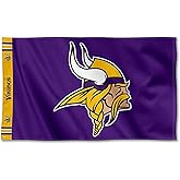 Minnesota Vikings Printed Header 3x5 Foot Banner Flag