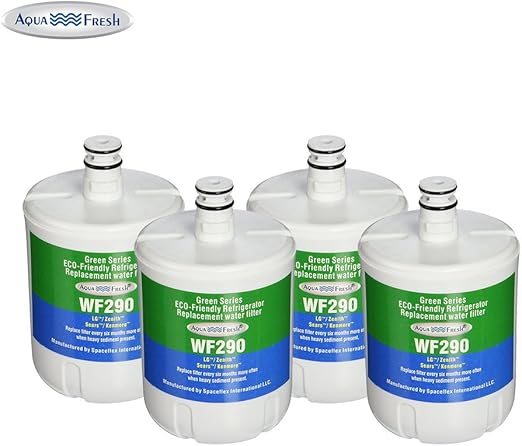 Amazon Com Aqua Fresh Wf290 Replacement Lt500p Refrigerator Water Filter Compatible With Lg Lt500p 5231ja2002a Adq72910911 Kenmore Gen11042fr 08 9890 46 9890 Kitchen Dining