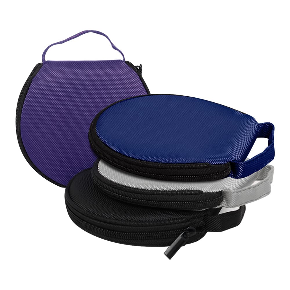 Newniu(R) Disc CD DVD Bag Case Holder Wallet Storage (20 CDs / Purple / Polyester)