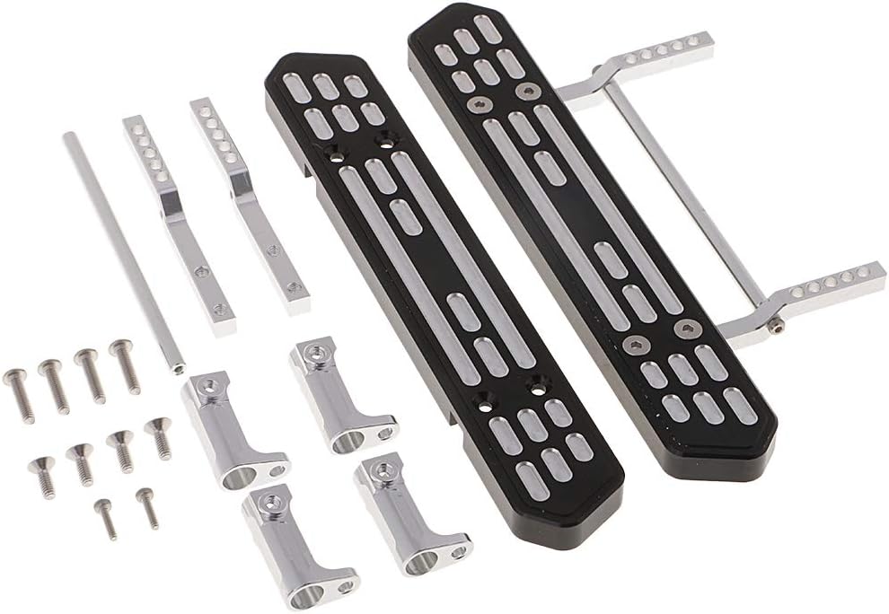 chiwanji RC Car Metal Side Pedal Plate For 1/10 Scale RC Model Crawler Car SCX10 D90
