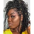 ZRQ 8 Inch Micro Twist Crochet Hair Bob Crochet Braids Mini Pre-twisted Passion Twist Mini Senegalese Twist Crochet Hair Pre-looped Micro Braids Crochet Hair Extensions(9 Packs,4#)