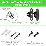 Lookka Furniture Straps 10 Pack Anti Tip Furniture Anchors Kit Metal Brackets view 4
