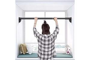 Heavy Duty Adjustable Closet Rod No-Drill,Extender Hanging Clothes Pole,Shower Curtain Rods | Window Curtain Bar | Wardrobe G