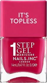 Nails.INC It's Topless Gracie Guava Red Gel-Like Nail Polish