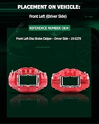 SCITOO Front Left Brake Caliper Without Bracket